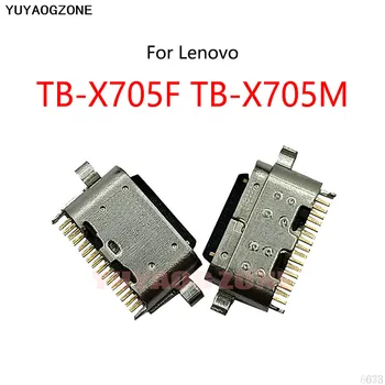 100 Шт./лот для Lenovo Tab P10 X705F TB-X705F TB-X705M ZA44 Type-C 16-Контактный USB-док-станция Для зарядки Разъем для подключения порта Jack
