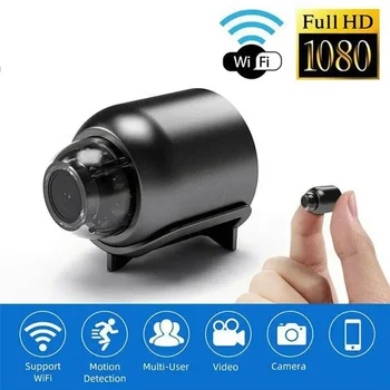 1080P Мини-WiFi камера ИК ночного видения с обнаружением движения Широкоугольные IP-камеры домашней безопасности Видеокамеры