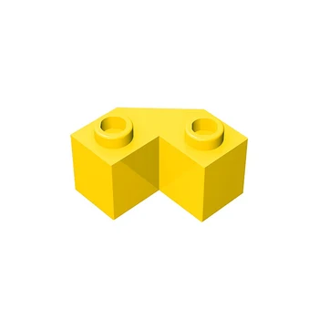 10шт Совместимых деталей MOC Brick 87620 Кирпичный Клин 2 x 2 Граненый Строительный блок Частица DIY Assmble Детская Головоломка Мозговая Игрушка В подарок