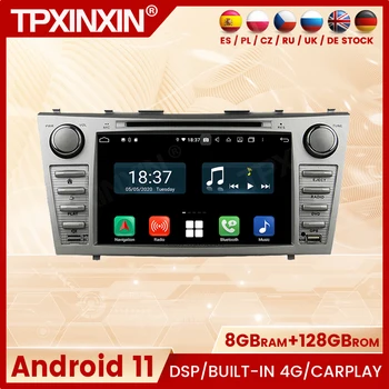 2 Din Android GPS Navi Автомобильный Мультимедийный Для Toyota Camry 2007 2008 2009 2010 2011 Радио Coche С Bluetooth Carplay Плеером
