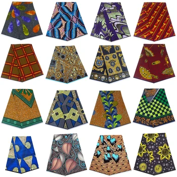 2020 Новый стиль, африканские восковые ткани из Анкары, ткань с нигерийским восковым принтом, высококачественные африканские восковые ткани из Ганы для пэчворка, 6 ярдов