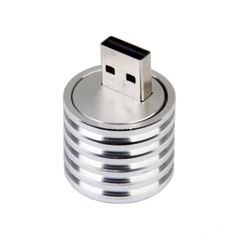 3X Алюминиевая розетка для светодиодной лампы USB мощностью 3 Вт, прожектор, фонарик белого света