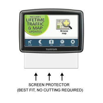 3x Защитная Пленка для ЖК-экрана с защитой от Царапин для TomTom XXL 550 550T 550M 550TM 5 
