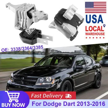 3шт Комплект Крепления Двигателя Для Dodge Dart 2013-2016 2.0L 2.4L 3338 3364 3385 Комплект Для Установки Автоматической Коробки Передач Аксессуары