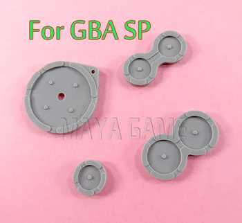 50 комплектов Токопроводящих Резиновых Кнопок Для Замены Комплекта Накладок Для Игровой Консоли GameBoy Advance GBA SP