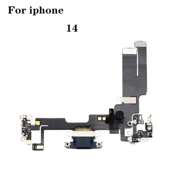 Alideao-кабель для зарядки iPhone 14, USB-разъем для зарядки, порт для зарядки, гибкий кабель для зарядки, Разъем для док-станции, 1 шт.
