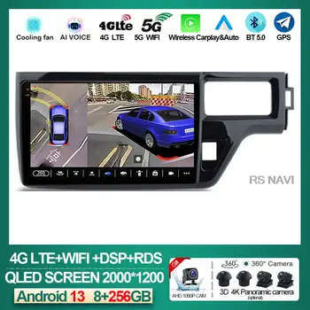 Android 13 для Honda Stepwgn 5 2015 - 2021 RHD Автомобильный радиоприемник Мультимедийный видеоплеер Навигация стерео GPS Без 2din 2 din dvd