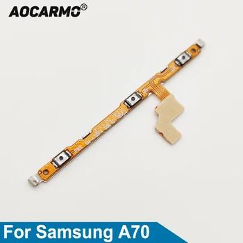 Aocarmo Для Samsung Galaxy A70 Включение/Выключение питания Кнопка увеличения/Уменьшения громкости Гибкий Кабель Запасные Части