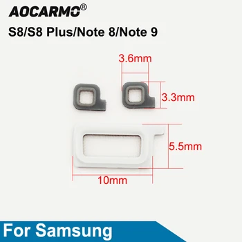 Aocarmo для Samsung Galaxy S8 Plus S8 + Note8 Примечание 8 9 Нижний громкоговоритель пылезащитная сетка для микрофона MicPhone Mesh