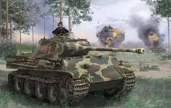 DRAGON 6841 1/35 Befehls Panther Ausf.G с Magic Track/Алюминиевым стволом пистолета/Приборами ночного видения