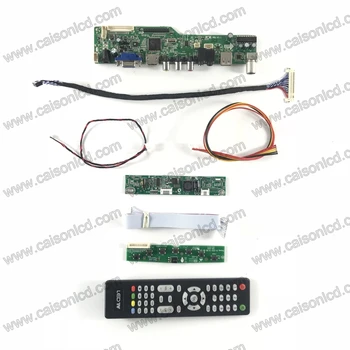 M6-V5.1 Плата контроллера ЖК-телевизора поддерживает VGA АУДИО AV USB TV для ремонта 20-дюймовой ЖК-панели 1600x900 M200FGE-L20 LM200WD3-TLF1