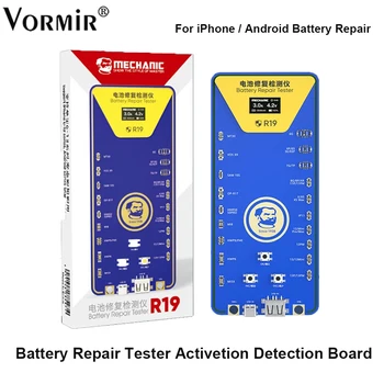 Mechanic R19 Battery Repair Tester Activetion Detection Board Решает Проблему Шифрования Всплывающих окон Аккумулятора Для iPhone 6-13 вечера / Android