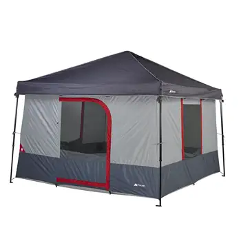 Ozark Trail ConnecTent 6-Местная Палатка С Навесом, Навес с Прямыми Ножками Продается отдельно палатки для кемпинга на открытом воздухе