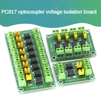 PC817 3,6-30V 2 4-Канальная Плата Изоляции Оптрона Преобразователь Напряжения Модуль Адаптера Драйвер Фотоэлектрический Изолированный Модуль 817