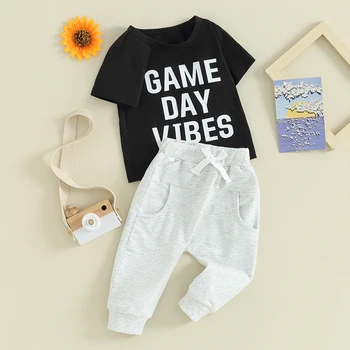 SHUING/ Летняя одежда для малышей и мальчиков, футболка с принтом 