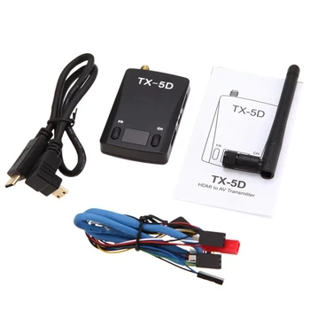 TX-5D 5.8G 600MW 32CH 7-24 В -Совместимый Модуль передачи аудио-видео CVBS для Gopro Hero 3 3 + 4 Прост в использовании
