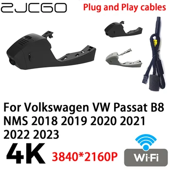 ZJCGO 4K 2160P Видеорегистратор Dash Cam Камера Видеомагнитофон Подключи и Играй для Volkswagen VW Passat B8 NMS 2018 2019 2020 2021 2022 2023
