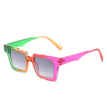 ZLY 2023 Новые Модные Солнцезащитные очки С запахом Для Женщин и мужчин, Винтажная Цветная Оправа для линз, Брендовая Дизайнерская Универсальная Повседневная Защита глаз UV400