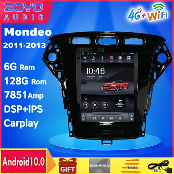 Автомобильный GPS авторадио для Ford Mondeo mk4 2011 2012 2013 2014 2015 Android Мультимедийный плеер Навигация с вертикальным экраном в стиле Tesla