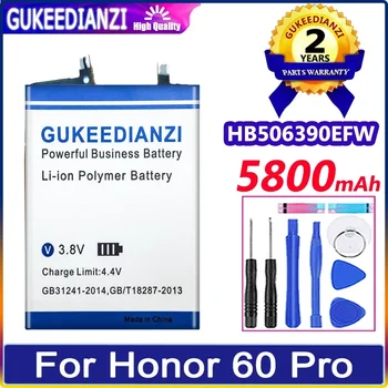 Аккумулятор GUKEEDIANZI HB506390EFW 5800 мАч Для huawei Honor60 Pro для Мобильного Телефона Honor 60 pro Bateria