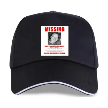 Бейсбольная кепка Уолтера Уайта с листовкой о пропавшем человеке - Гейзенберг, Забавная хлопковая мода с метамфетамином, большие размеры