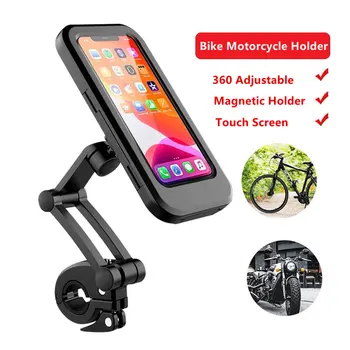 Держатель телефона для мотоцикла, зеркало для мотоцикла, подставка для мобильного телефона с поддержкой USB-зарядного устройства, крепление для беспроводной зарядки мобильного телефона