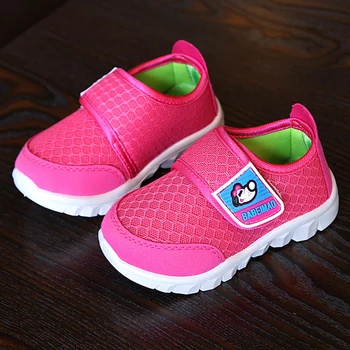 Детская модная спортивная обувь Кроссовки для мальчиков Повседневные дышащие детские кроссовки Легкие Кроссовки для девочек Сетчатая обувь CSH1462