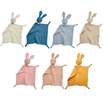 Детское Одеяло с Кроликом, Стеганое Одеяло с Кроликом для Мальчиков и Девочек в Детских Колясках
