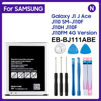 Для SAMSUNG Сменный аккумулятор EB-BJ111ABE Для Samsung Galaxy J1 J Ace J110 SM-J110F J110H J110F J110FM 4G Версия 1800 мАч