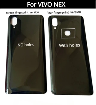 Для VIVO NEX Задняя крышка батарейного отсека Задняя крышка дверцы Стеклянный корпус для vivo NEX S Крышка батарейного отсека