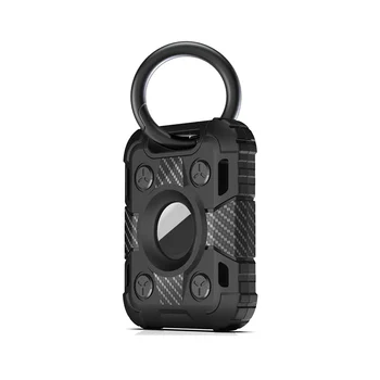 Для локатора Airtag Мягкий силиконовый защитный чехол с брелоком для ключей Противоударный чехол с защитой от потери GPS