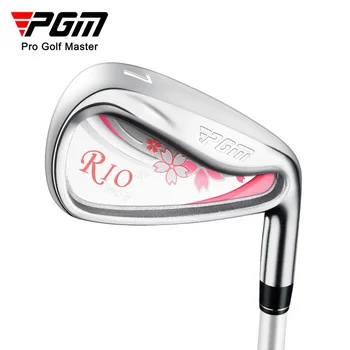 Женские клюшки для гольфа PGM 7 утюгов Для начинающих игроков в гольф Простой и удобный в использовании Розовый TIG038 новый