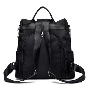 Женский противоугонный рюкзак из водонепроницаемой ткани, большая женская сумка через плечо Большой емкости, простой стиль, повседневная Mochila Travel