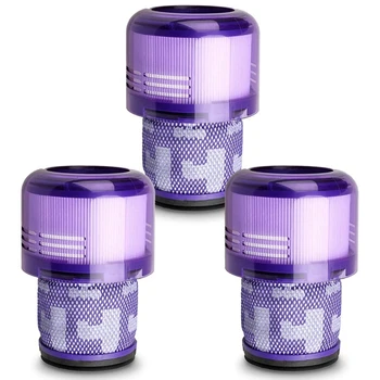 Запасные части для вакуумных фильтров, 3 упаковки, запасные части, совместимые с пылесосами Dyson V11 V15, сравнить с частью 970013-02