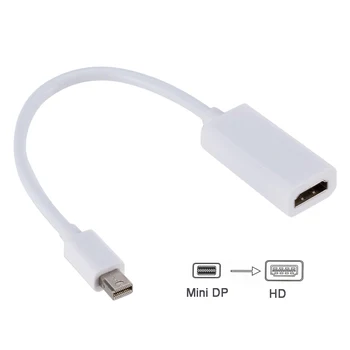 Кабель, совместимый с Mini DP-HDMI для ТВ-проектора с разрешением 1080P, кабель-адаптер, совместимый с HDMI, для Mac Macbook Pro Air