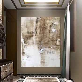 Картина Холст Без рамы Роскошное украшение гостиной Акриловая Абстрактная настенная живопись в подарок Новый дизайн Масляной живописи для спальни