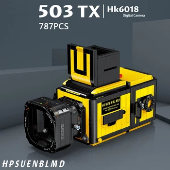 Классическая Пленочная Зеркальная Камера Mini Block Assembly Model Hasselblading 503tx Hk6018 Строительные Кирпичи Коллекция Развивающих Игрушек