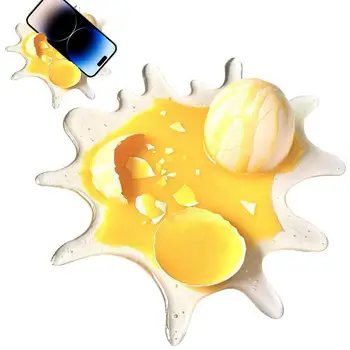 Креативный настольный держатель для телефона, подставка для мобильного телефона в виде уродливого яйца, настольные украшения, реквизит для розыгрышей для ежедневных трюков