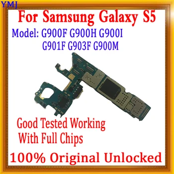 Материнская плата емкостью 16 ГБ Оригинальная для Samsung galaxy S5 G900F Полностью разблокированная версия для ЕС для Galaxy S5 G900F Хорошо протестирована материнская плата