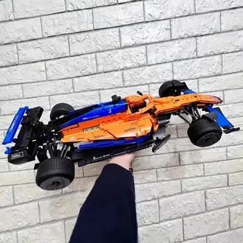 НОВЫЙ технический гоночный автомобиль 42141 F1 Car Model Buiding Kit, игрушки для детей, подарок на день рождения