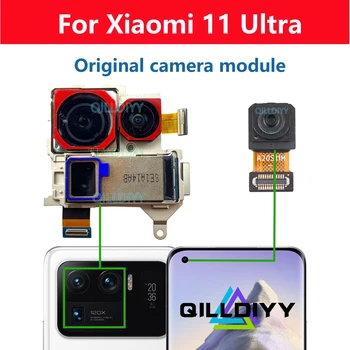 Оригинальная Задняя Камера Для Xiaomi Mi 11 Ultra 11ultra Передняя Задняя Основная Широкоугольная Телеобъективная Камера Модуль Гибкий Кабель Запчасти