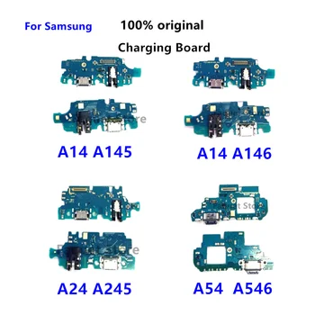 Оригинальный USB Разъем Для Зарядки Плата Порт Док-станции Гибкий Кабель Для Samsung Galaxy A54 A14 A24 A546 A146 A145 A245