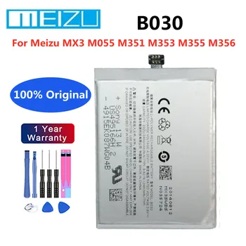 Оригинальный Аккумулятор Телефона 2400 мАч B030 Для Meizu MX3 M055 M351 M353 M355 M356, Высококачественная Замена Аккумулятора Смартфона, Аккумуляторы