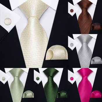 Повседневный однотонный галстук для мужчины, деловой corbatas para hombre, роскошные шелковые квадратные запонки, Свадебный атласный мужской галстук для вечеринки