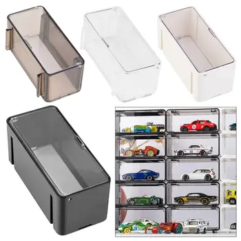 Пылезащитная витрина, Прочный Ящик для хранения подарочных игрушек, Акриловый держатель для хранения, маленькая модель автомобиля