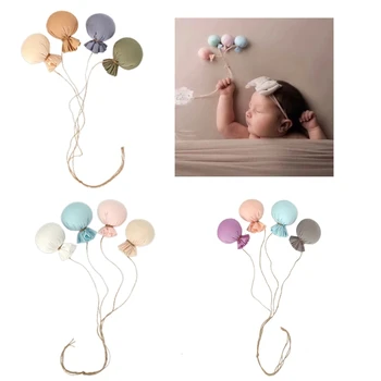 Реквизит для детской фотосъемки F62D, Реквизит для мягких воздушных шаров, Декорации для позирования Новорожденных