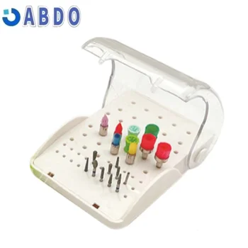 Стоматология Коробка для зубных бур на 60 отверстий, сверло, Пластиковая коробка для размещения, чехол для стерилизатора для стоматологического устройства RA / FG Burs