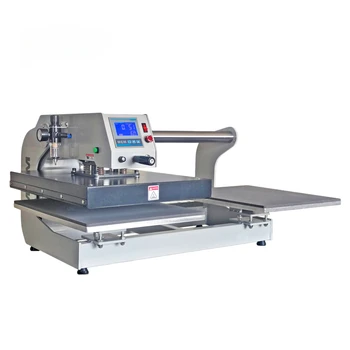 Сублимационная машина для печати футболок 16x20 40x50 см, Полуавтоматическая пневматическая термопресс-машина с двойной станцией