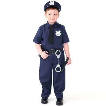 Хэллоуин Косплей Полиция Карнавальная Вечеринка Игра Полицейская Одежда